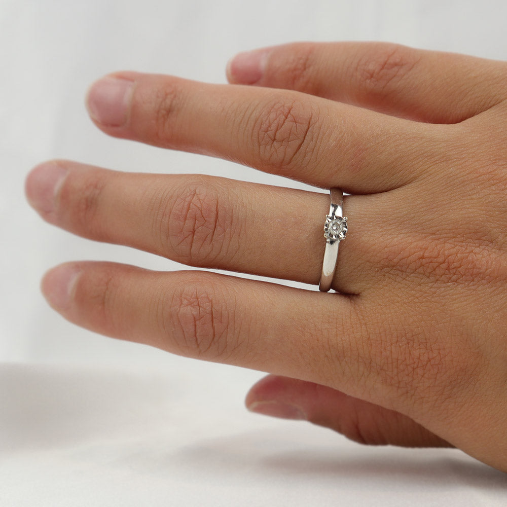 Anello solitario cod 7096