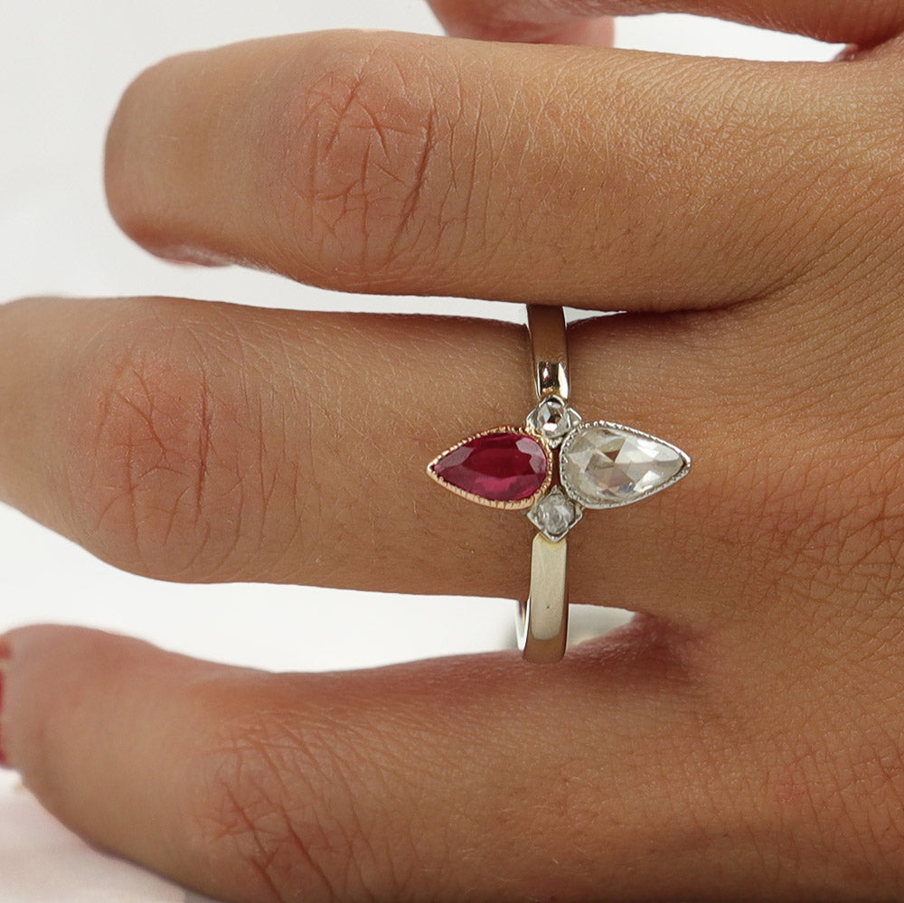Anello contrariee cod 7357