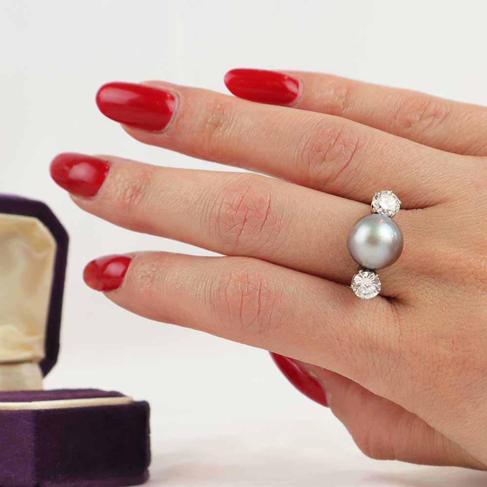 Anello perla cod 7590