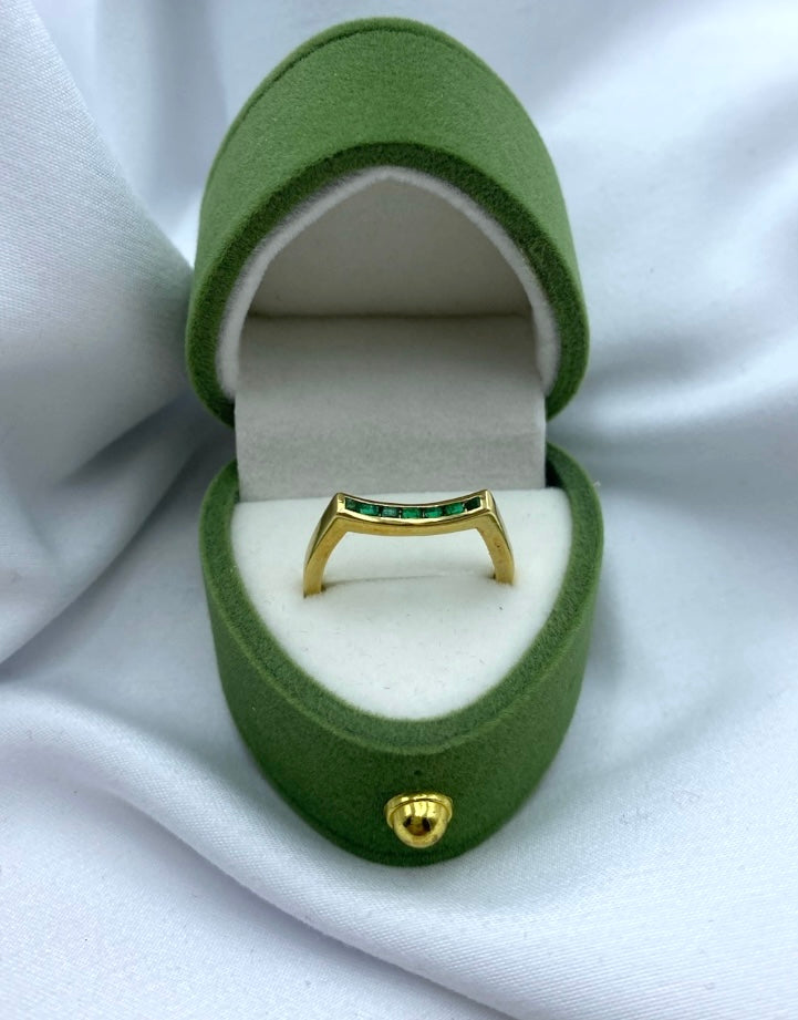 Anello smeraldi cod 7797