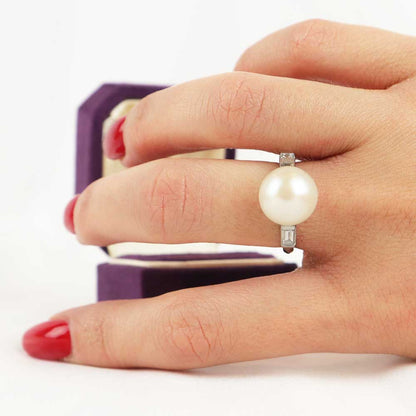 Anello perla cod 7591