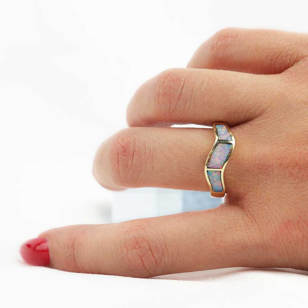 Anello opale cod 7613