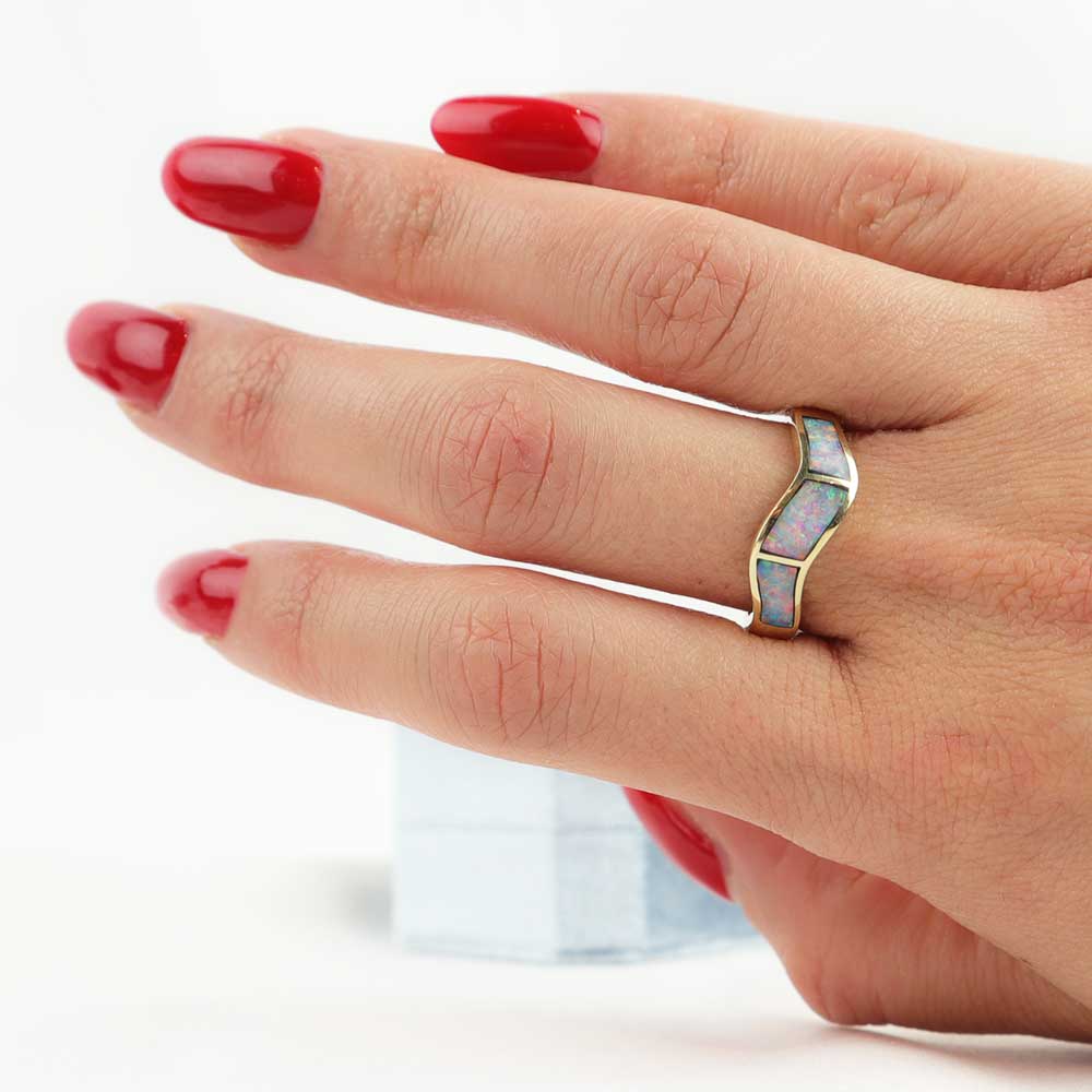 Anello opale cod 7613