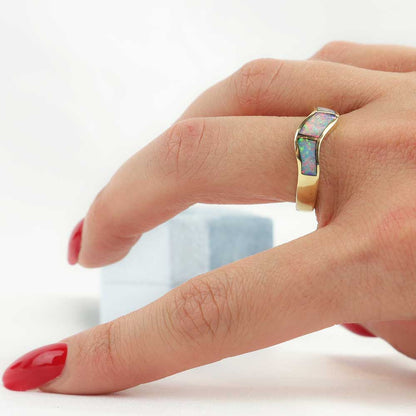 Anello opale cod 7613