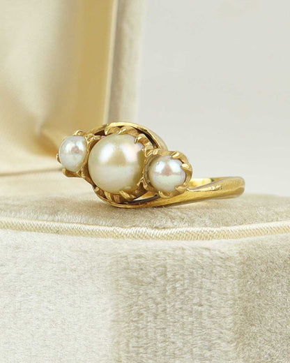 Anello perle cod 7582
