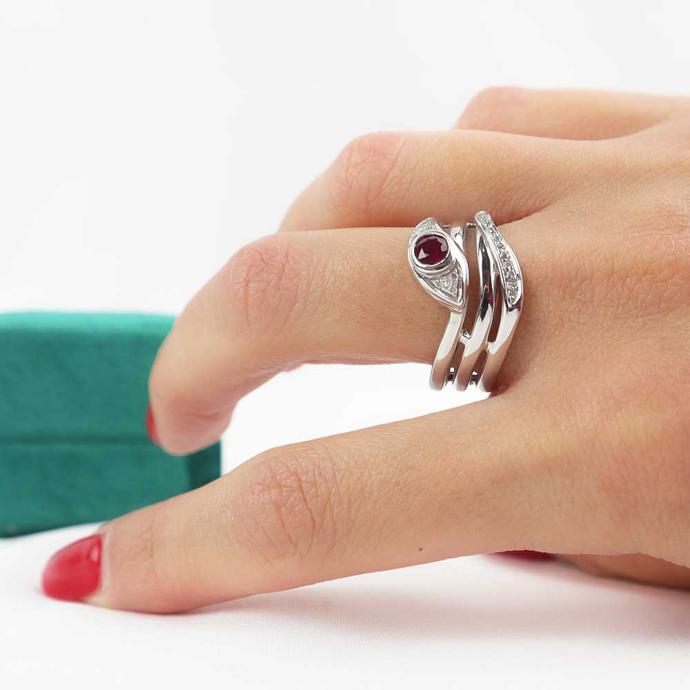 Anello serpente cod 7524
