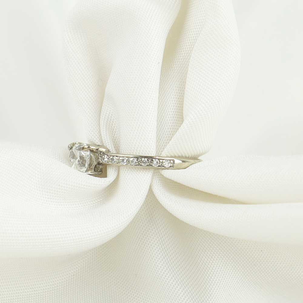 Anello solitario cuore cod 7625