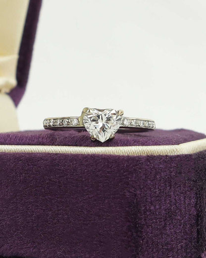 Anello solitario cuore cod 7625