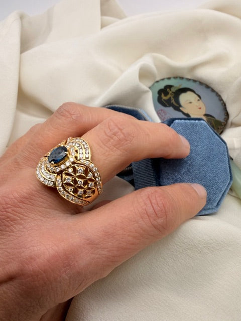 Anello zaffiro cod 8089