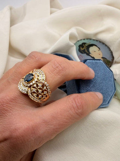 Anello zaffiro cod 8089