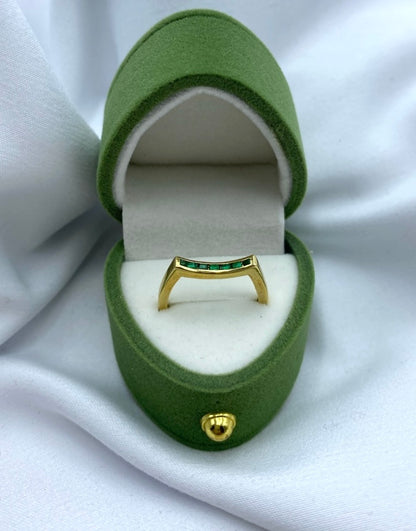 Anello smeraldi cod 7797
