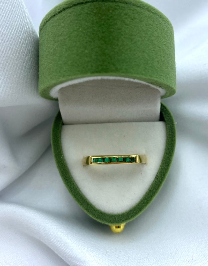 Anello smeraldi cod 7797