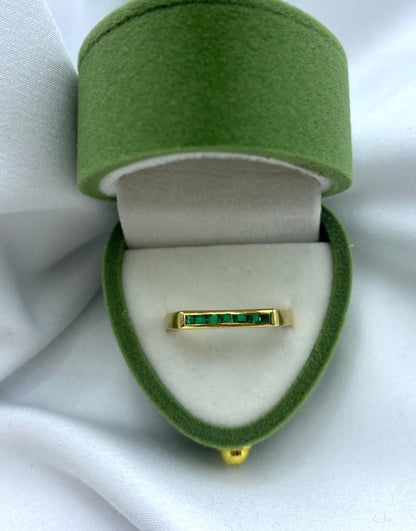 Anello smeraldi cod 7797