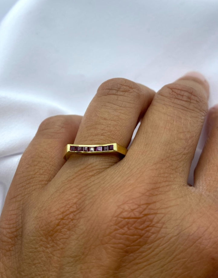 Anello rubini cod 7798