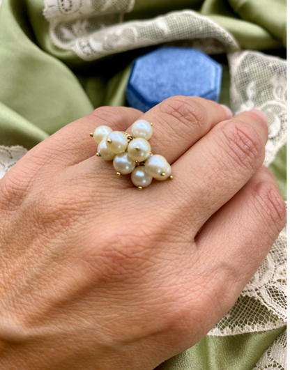 Anello perle cod 7974