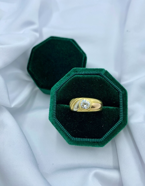 Anello oro giallo solitario cod 7994