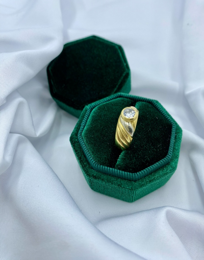 Anello oro giallo solitario cod 7994