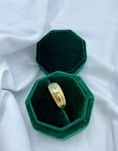 Anello oro giallo solitario cod 7994
