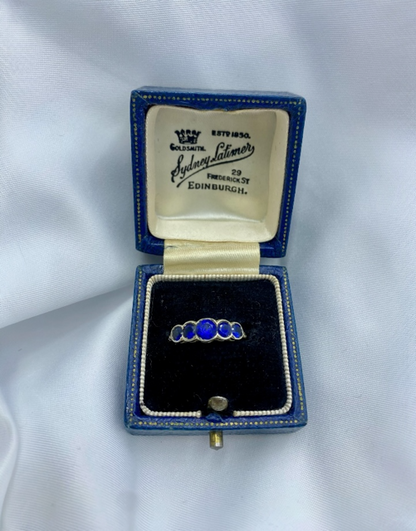 Anello zaffiri cod 8015