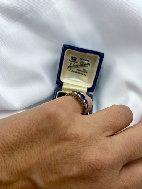 Anello zaffiri cod 8015