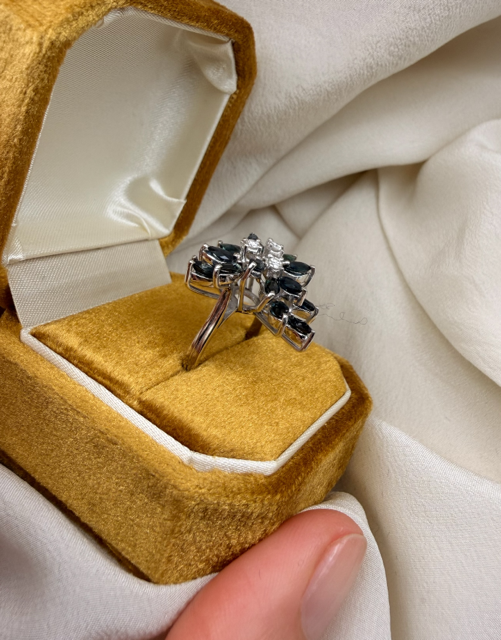 Anello zaffiri cod 8062