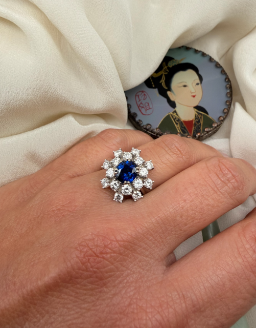Anello zaffiro cod 8090