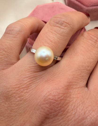 Anello perla cod 8115