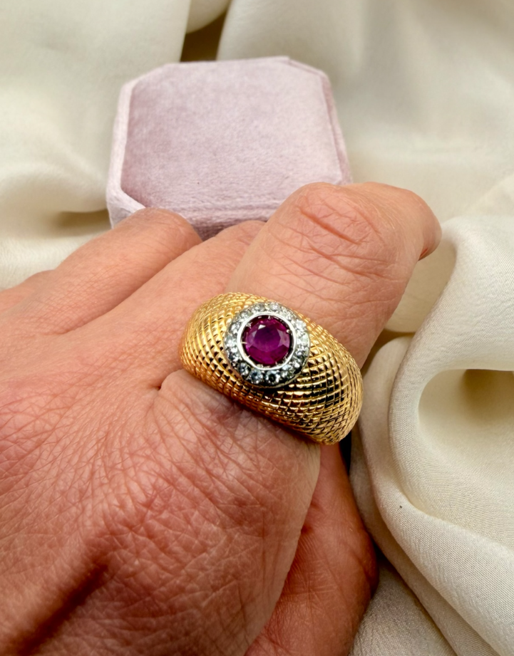 Anello rubino cod 8025