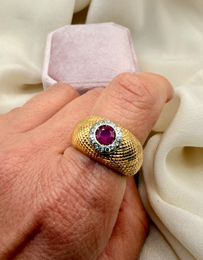 Anello rubino cod 8025