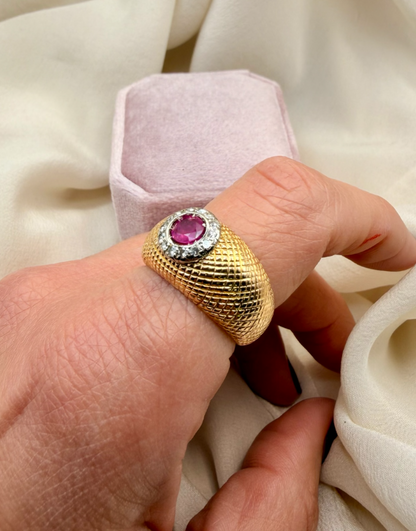 Anello rubino cod 8025