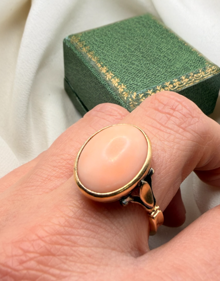 Anello corallo cod 8192