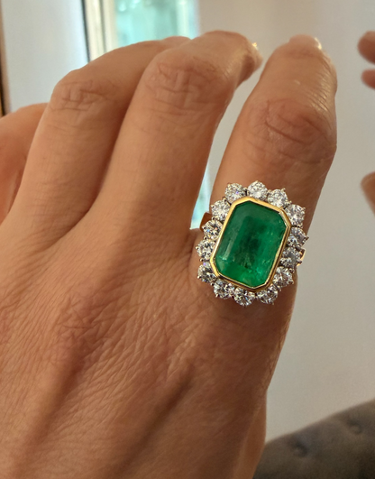 Anello smeraldo cod 8223