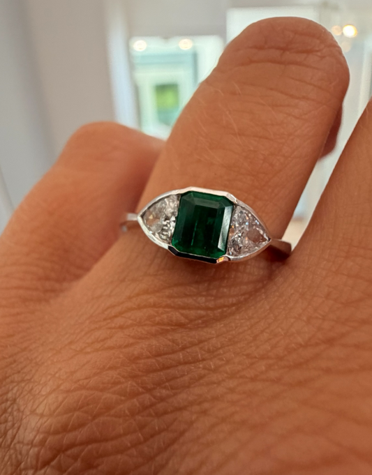 Anello smeraldo cod 8496