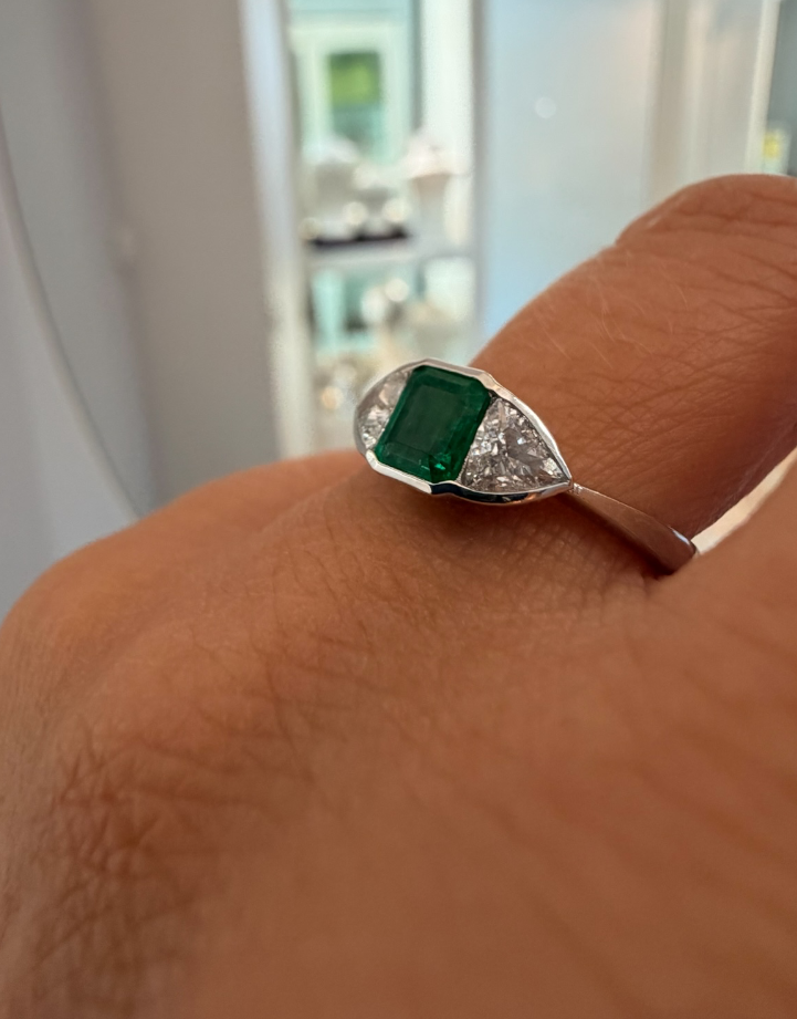 Anello smeraldo cod 8496