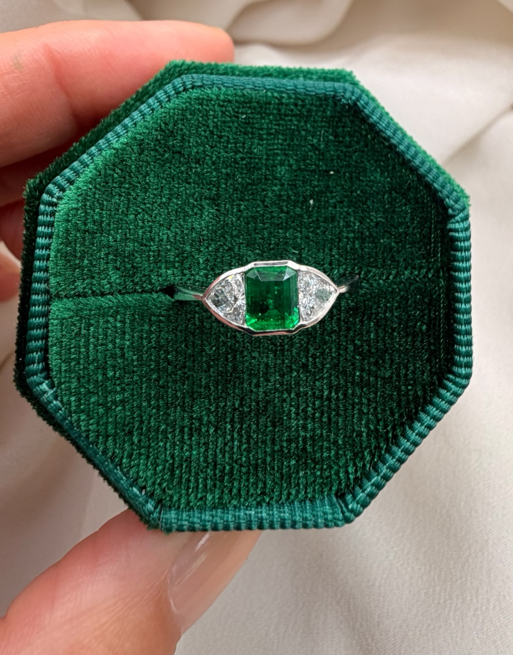 Anello smeraldo cod 8496