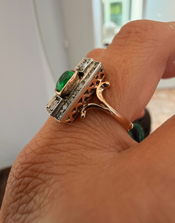 Anello smeraldo cod 8499