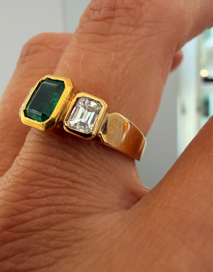 Anello smeraldo cod 8498