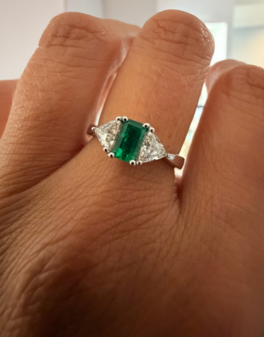 Anello smeraldo cod 8496