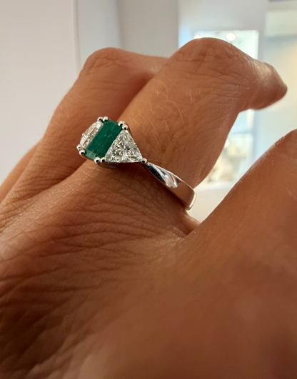Anello smeraldo cod 8496