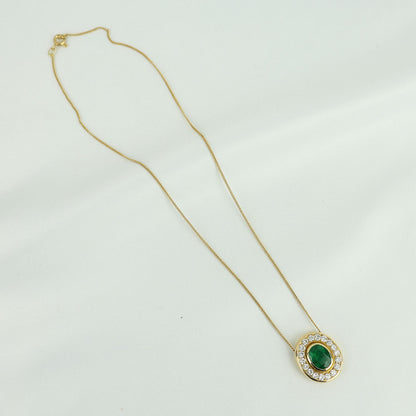 Collana smeraldo cod 6878
