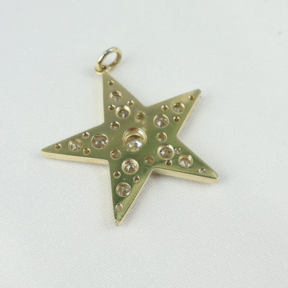 Ciondolo Stella in oro e diamanti cod 6950